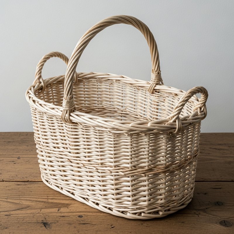 Corbeille Osier Tresse — Grande