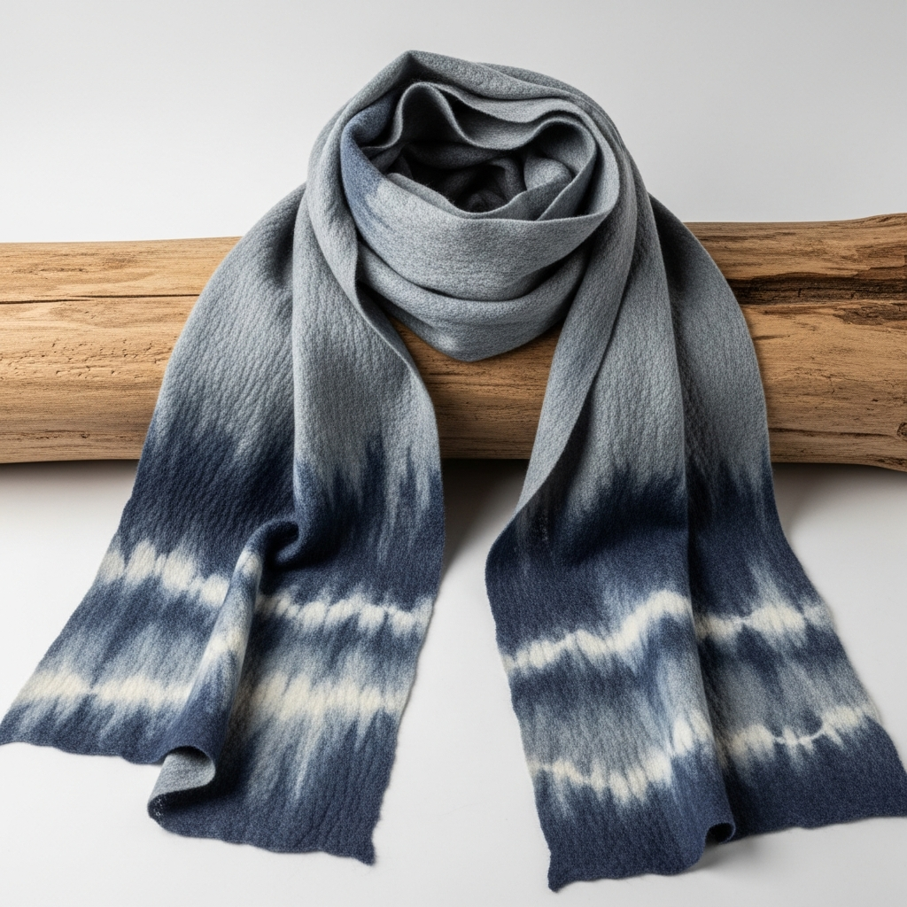 Echarpe Feutree — Brume